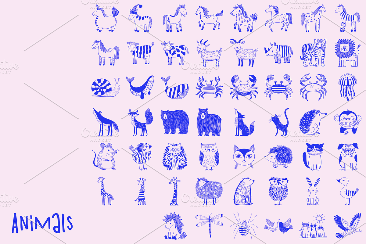 1001 Cute Doodles Bundle, an Object Illustration by Danil Polshin (Photo 3 of 65)
