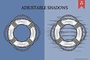 Pen & Ink Vintage Nautical + Bonus, an Object Illustration by Well Rock Designs (Thumbnail 4 of 5)