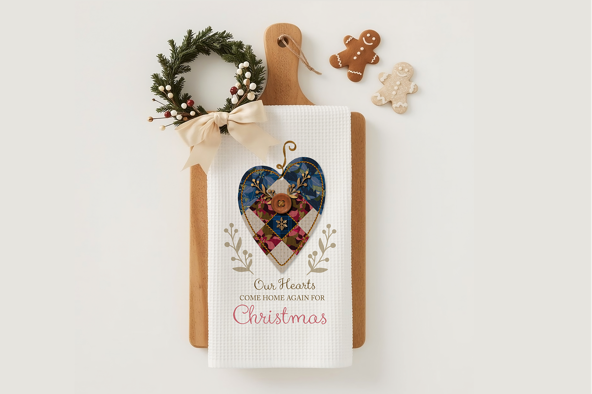 Quilted Christmas Ornaments, an Object Graphic by Caroline Maria (Photo 6 of 12)