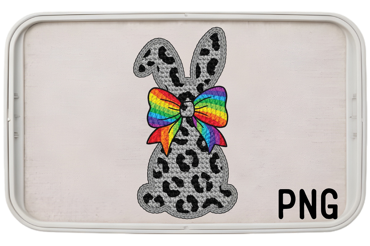 Easter Yarn Crochet Easter Bunny PNG, an Illustration by Black Bird Studio (Photo 2 of 3)