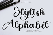 Stylish Alphabet, a Handwritten Font by FreshTypeINK (Thumbnail 1 of 8)