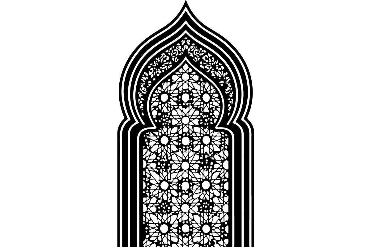 Minimal Islamic Arch Silhouette, an Object Graphic by Creativeshirt (Photo 13 of 17)