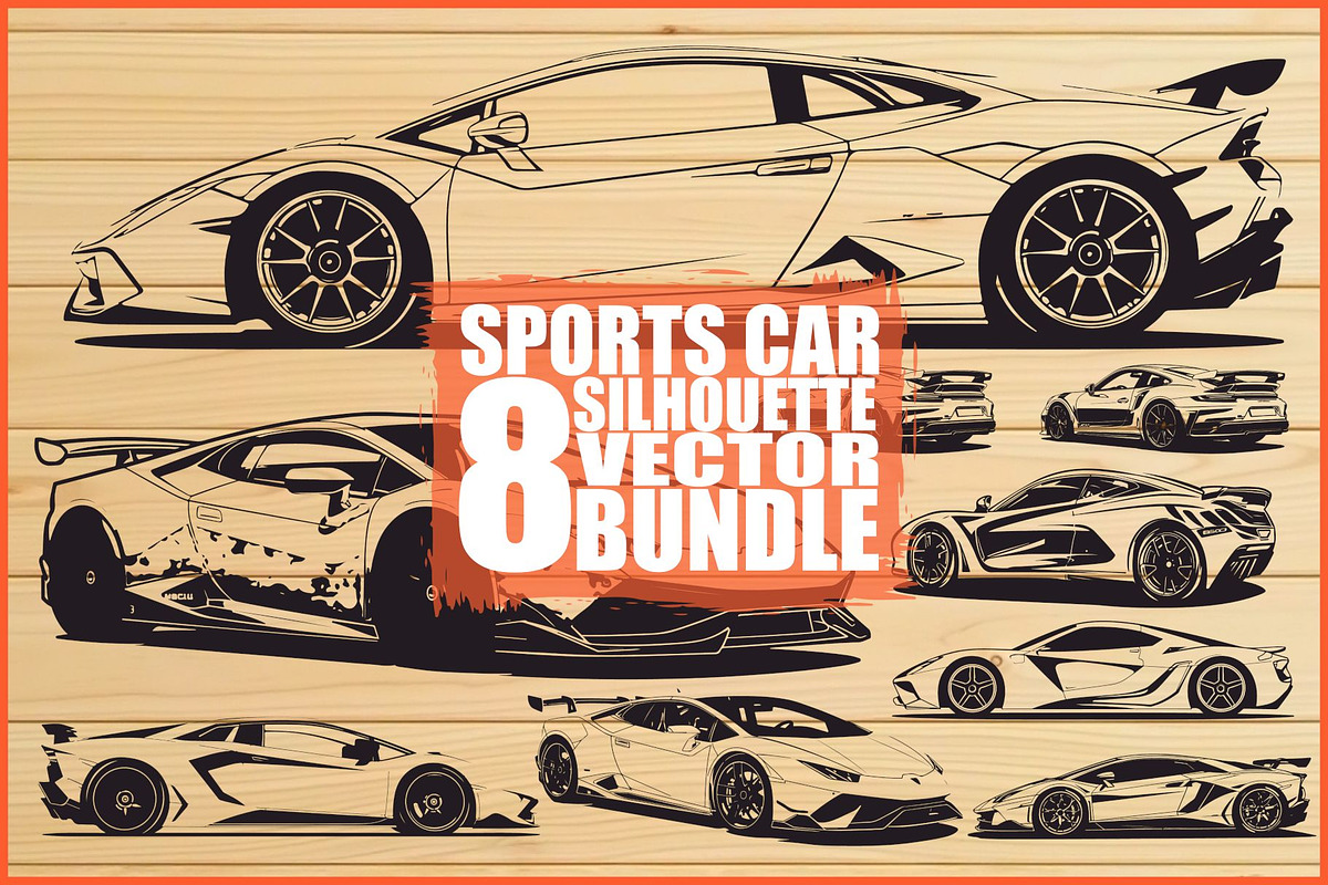 Fast Car Bundle, an Illustration by balal (Photo 1 of 9)