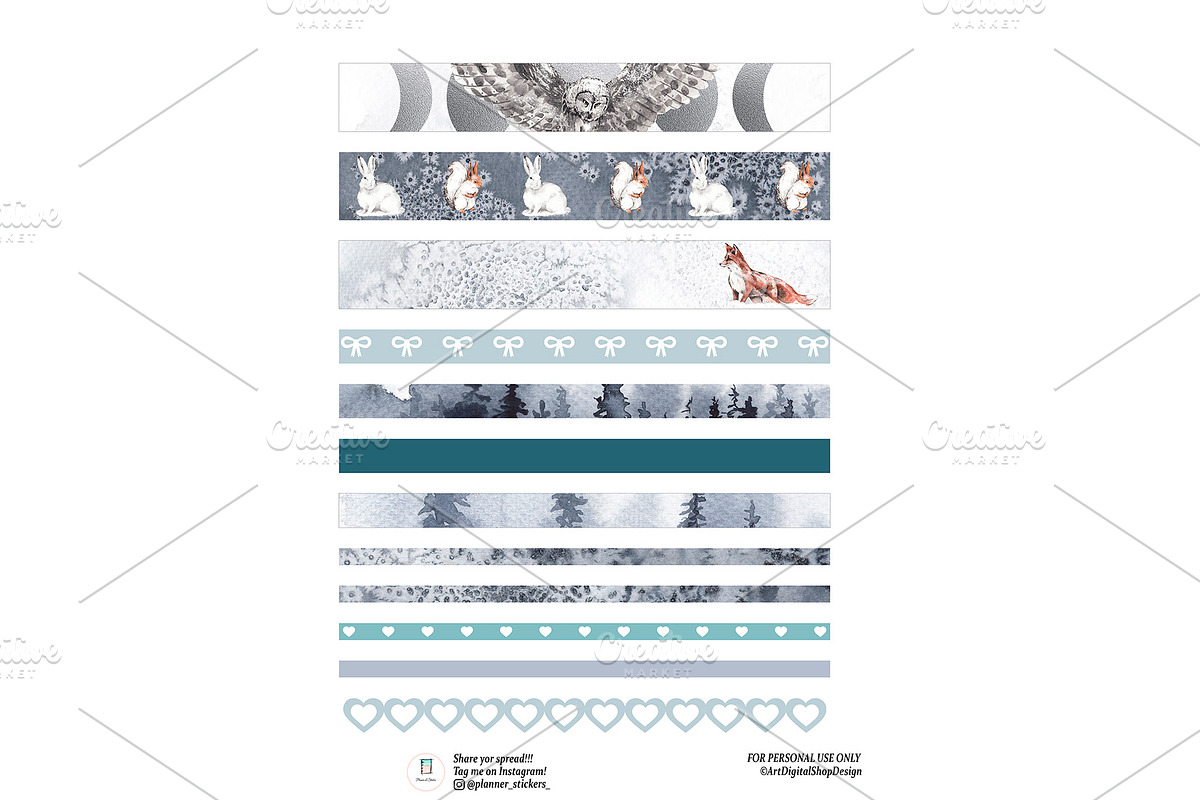 ECLP Stickers - Weekly Set, a Design Template by DigitalDesignAI (Photo 4 of 4)