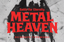 Metal Heaven – Heavy Metal Font
