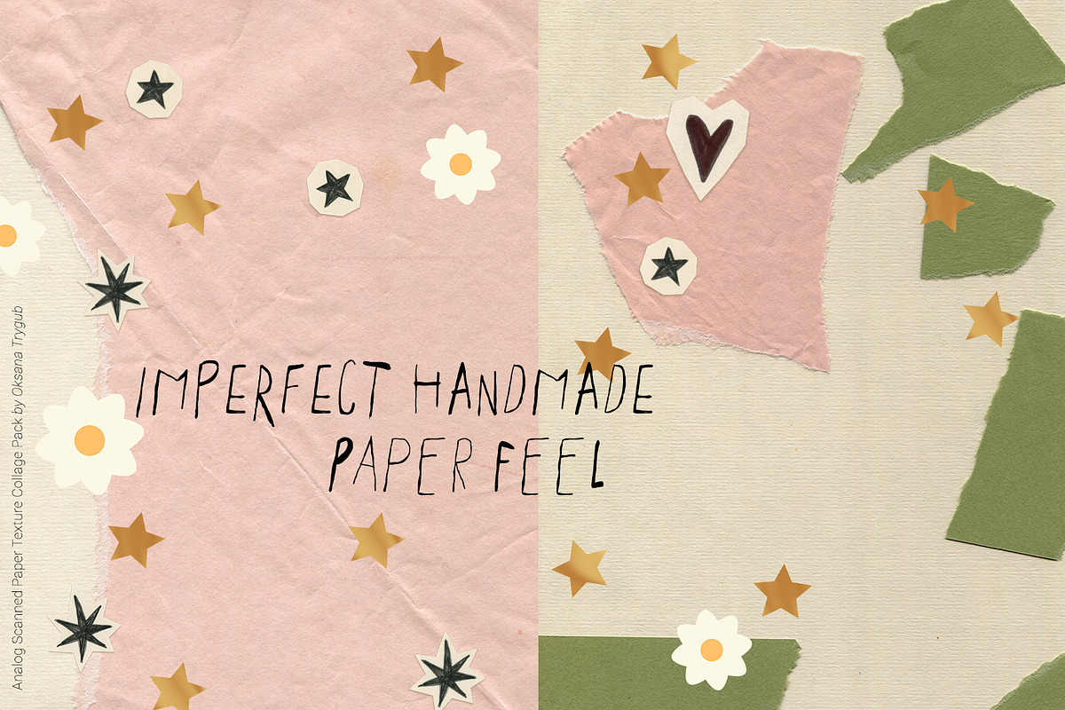 Scanned Paper Texture Collage Pack, a Texture Graphic by Oksana Trygub (Photo 6 of 16)