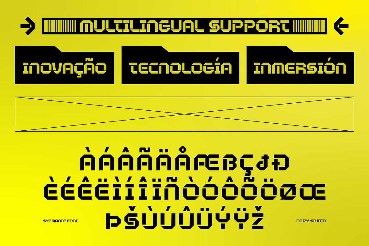 Sygmante – Modern Sci-Fi Display, a Sans Serif Font by Drizy (Photo 6 of 10)