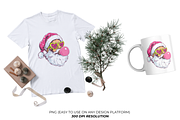 Funny Retro Santa Clipart, a Graphic by Markicha Art (Thumbnail 3 of 5)