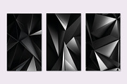 BLACK GEOMETRIC BACKGROUND, a Background Graphic by Sophico (Thumbnail 2 of 5)