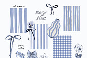 Cottage Core PNG Florals Bundle, a Decorative Illustration by whiteheartdesign (Thumbnail 8 of 48)