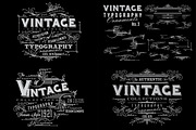 Vintage Typography Ornaments v3, an Object Graphic by G7 (Thumbnail 1 of 5)