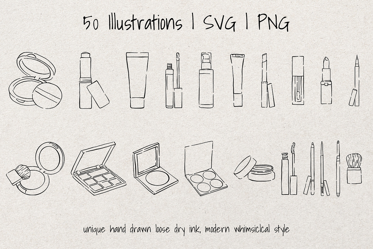Makeup Essentials | Whimsical Sketch, an Object Illustration by Artalia (Photo 2 of 5)