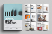 Graphic Design Portfolio Template, a Brochure Template by E-Type (Thumbnail 1 of 8)