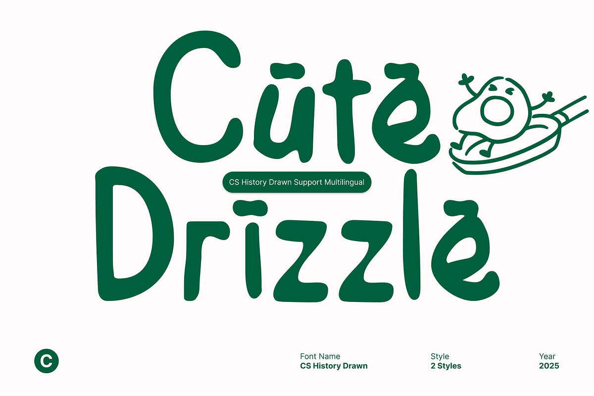 CS History Drawn, a Sans Serif Font by Craft Supply Co. (Photo 5 of 8)