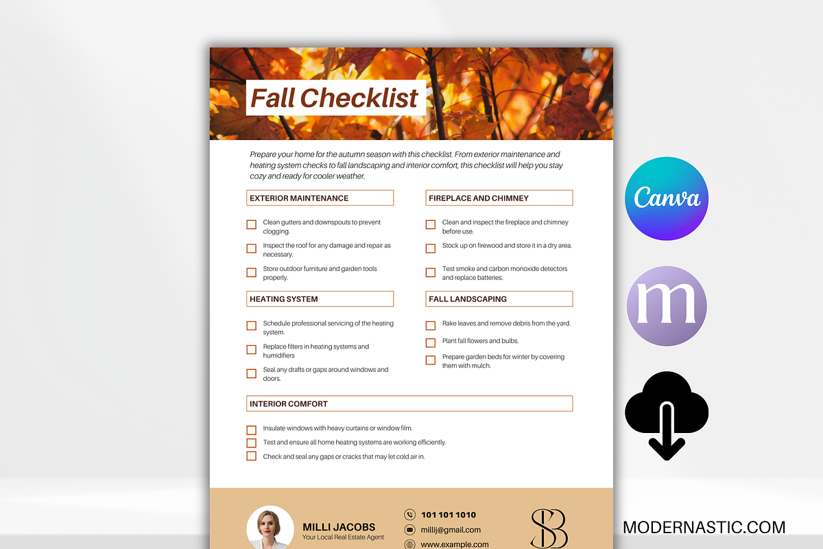 Real Estate Flyer, a Flyer Template by Modernastic - Canva (Photo 3 of 9)