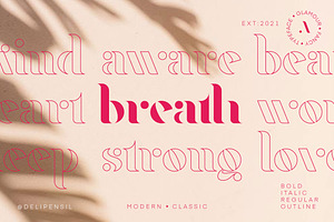 Alohai Feminim Serif Typeface