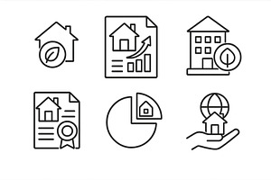 Visual representation of real estate, a Finance Illustration by ZinetroN