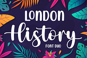 London History - Font Duo, a Script Font by Attract Studio (Thumbnail 1 of 9)