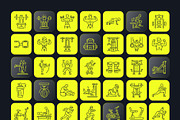 Workout and Gym Icon Set, an Outline Icon by Prosymbols (Thumbnail 7 of 7)