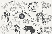 Funny Sketchy Cat Illustrations, a Graphic by Anastasiya Klempach (Thumbnail 1 of 10)