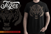 EYE OF THE TIGER-Vector illustration, an Animal Illustration by Artistic & Unique (Thumbnail 4 of 6)