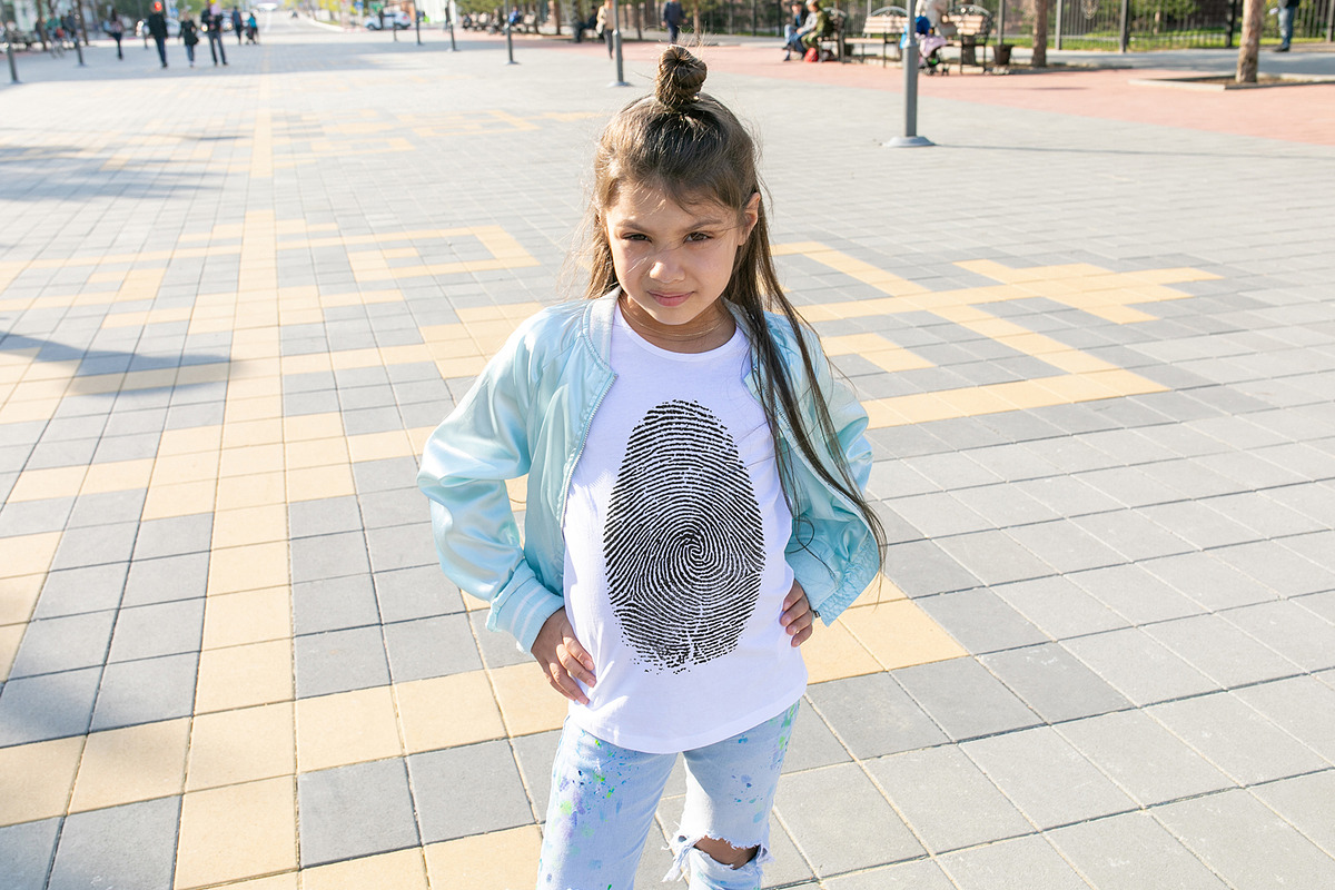 100 Kid's T-Shirt Mock-Up 2018 #22, a Shirt Mockup by Freeman Studio (Photo 56 of 107)