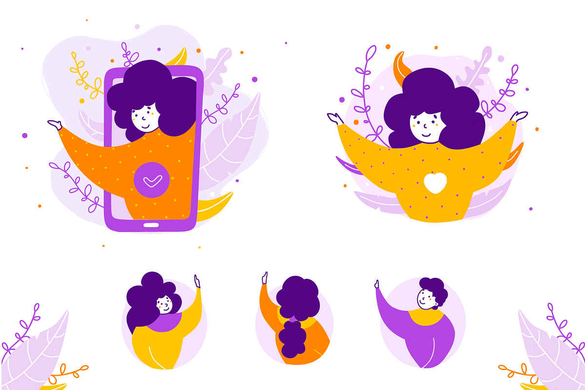 Referral program - Cartoon Illustra, a Person Illustration by LaVika (Photo 3 of 6)