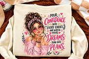 Pour Confidence Pink Leopard Messy, a Seasonal Illustration by Canvas Craft (Thumbnail 4 of 6)