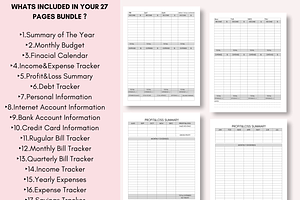 Finance Planner, Budget Planner