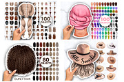 1300 hairstyles bundle, an Illustration by Elenbushe (Thumbnail 2 of 10)