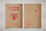 Vintage Passport Wedding Invitation, an Invitation Template by Vynetta (Thumbnail 7 of 7)