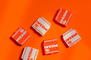 Top View Pizza Packaging Mockup, a Packaging Mockup by Mego-studio (Thumbnail 1 of 3)