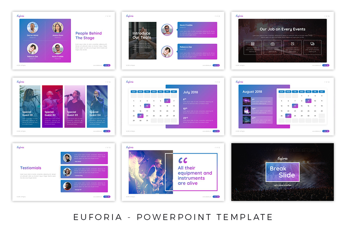 Euforia - Concert Powerpoint Templat, a Presentation Template by Brandearth RRGraph (Photo 4 of 7)