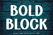 Bold block, a Script Font by InermediaSTUDIO (Thumbnail 1 of 8)