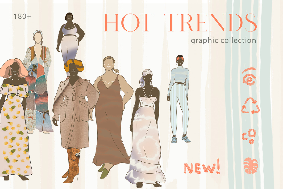 Sale! Hot Trend Fashion Look Creator, an Object Graphic by Cat In Colour (Photo 2 of 8)