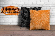 2 Halloween Seamless Patterns, a Pattern Graphic by Polina Makhalova (Thumbnail 1 of 3)