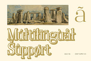 Delcy 3D, a Serif Font by Craft Supply Co. (Thumbnail 6 of 8)