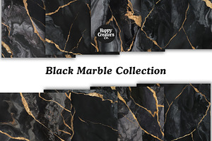 Black Marble Texture Patterns 1