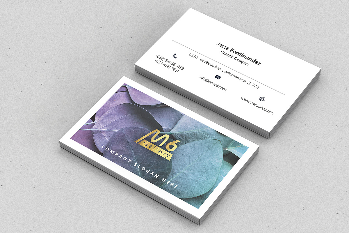 Unique 50 Business Card Bundle, a Business Card Template by M6 Gallery (Photo 129 of 151)