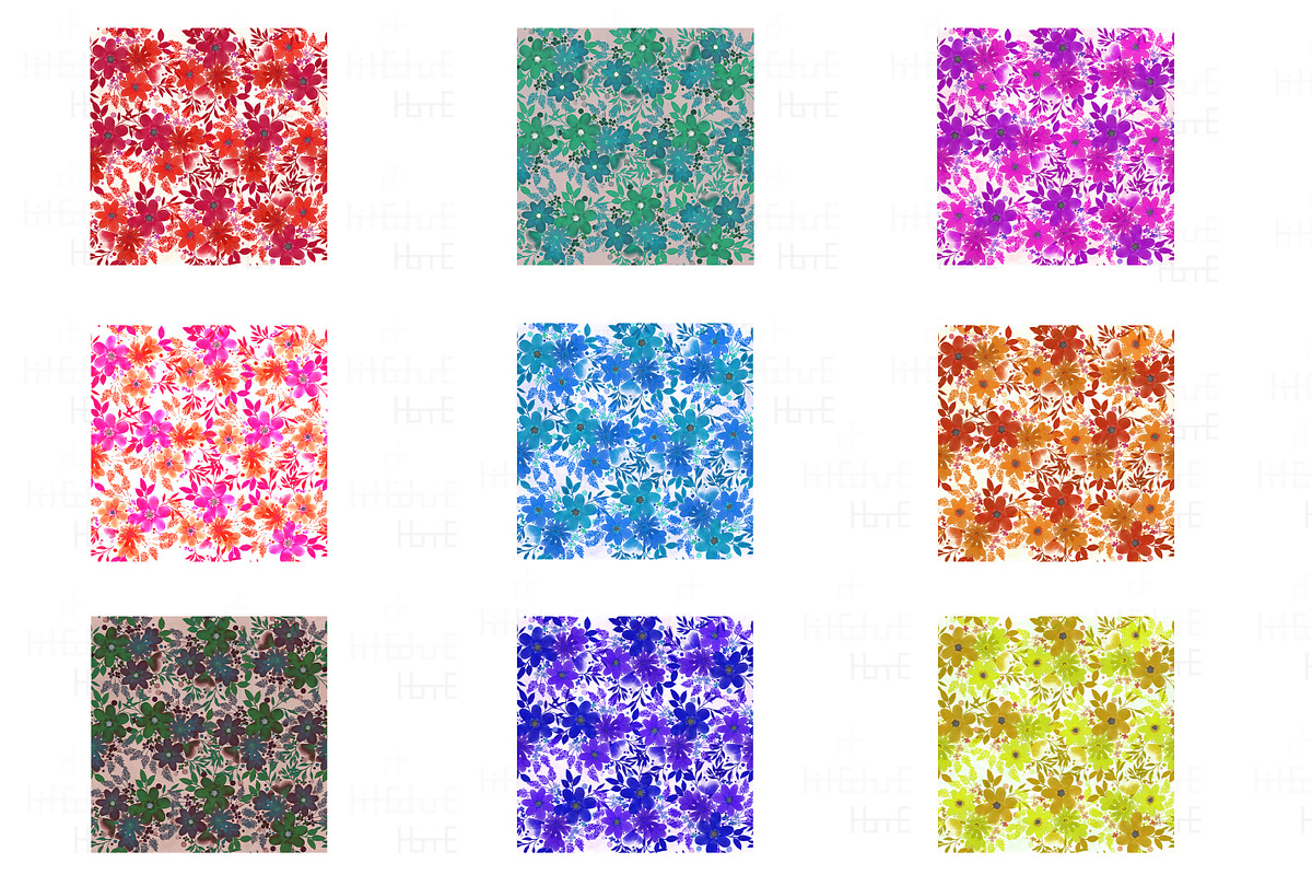 Seamless Floral Pattern Crystals, a Pattern Graphic by Arthitecture Home (Photo 2 of 11)