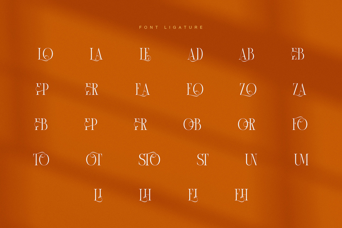 Lonad Elegant Serif Display Font, a Serif Font by Graphicxell (Photo 8 of 8)