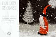 Holiday Gnome Illustrations Set, a Decorative Illustration by White Lane Studio (Thumbnail 5 of 11)