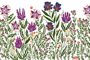 Winter Garden Folk Art, a Pattern Graphic by Arie Clares (Thumbnail 8 of 13)
