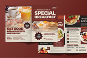 Restaurant Menu Bifold Brochures, a Brochure Template by MMPixelCraft (Thumbnail 3 of 4)