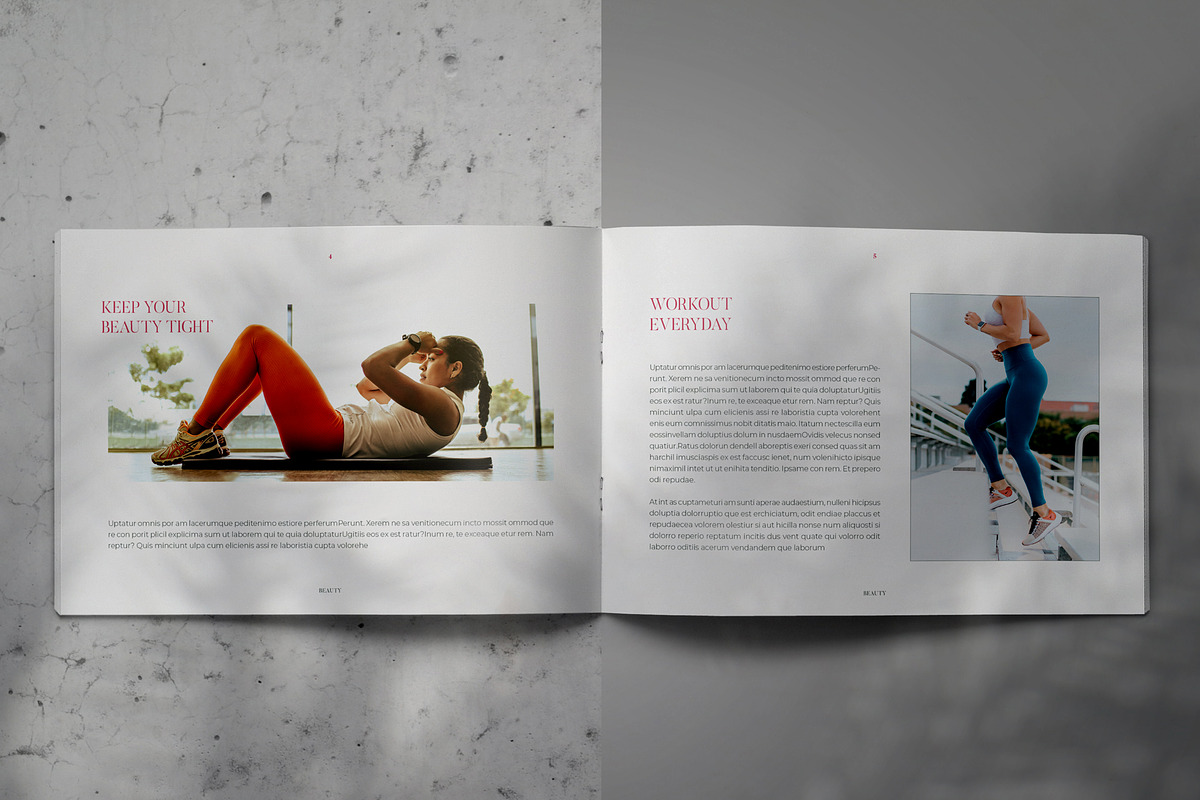 BEAUTY Lookbook Brochure Template, a Brochure Template by Indotitas (Photo 3 of 9)