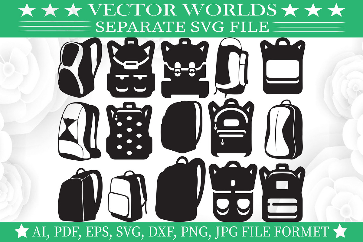 Backpacks Svg, Back, Pack Svg, an Object Graphic by VectorWorlds