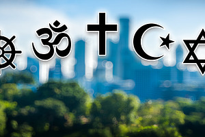 Conceptual background of coexistence of various religions in the, an Industrial Photo by Davizro's Market