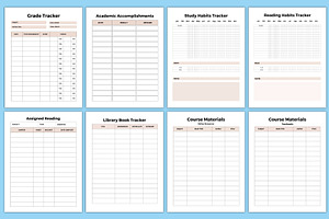 Editable Nursing Student Planner