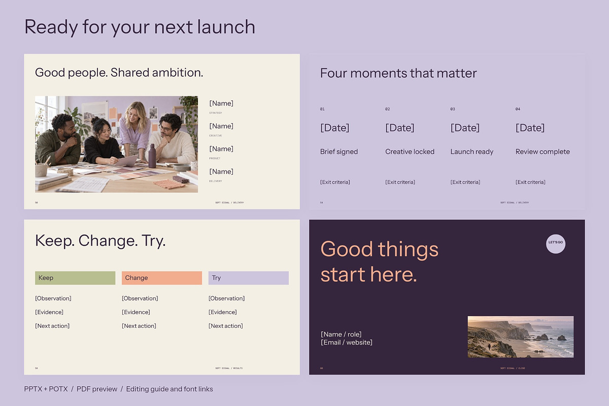 SOFT SIGNAL Launch Presentation, a Presentation Template by Oday Noon (Photo 9 of 9)
