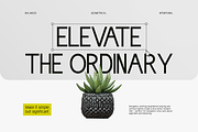 Elongate – Modern Condensed Sans, a Sans Serif Font by Vadovastd (Thumbnail 4 of 7)